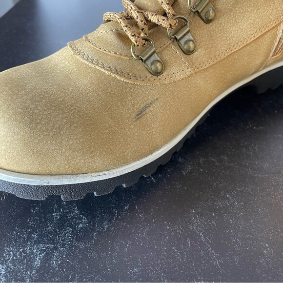 JBU Women's Blue Creek Water-Resistant Lace-Up Booties Tan Sz 11 - Picture 3 of 8